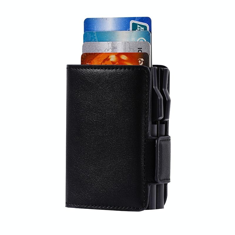 Secure Dual Rfid Blocking Card Holder - Anti-Magnetic-1915196875619831811