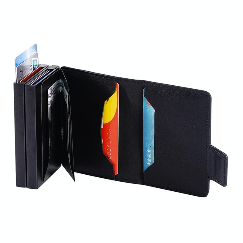 Secure Dual Rfid Blocking Card Holder - Anti-Magnetic-1915196875619831812