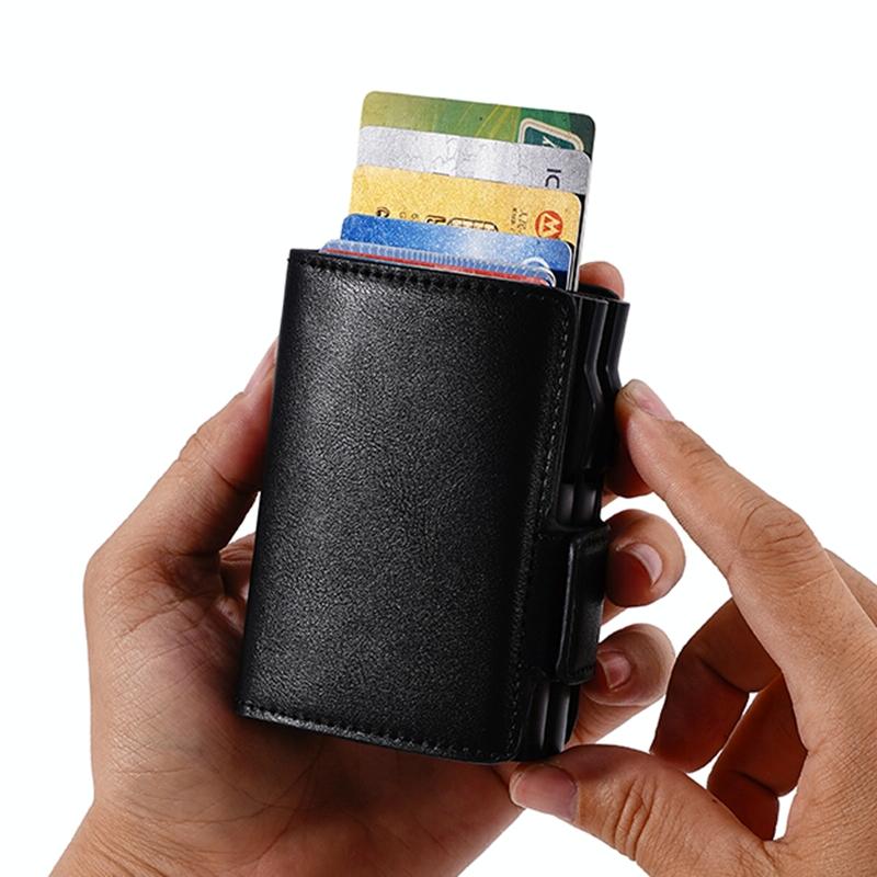 Secure Dual Rfid Blocking Card Holder - Anti-Magnetic-1915196875619831813