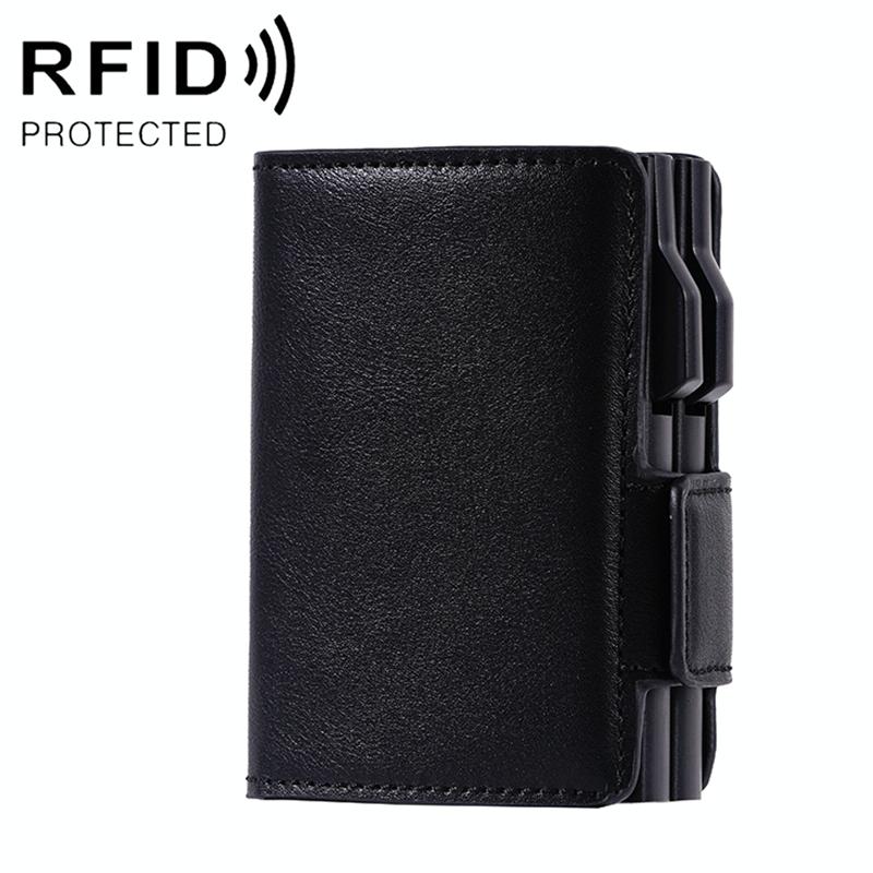 Secure Dual Rfid Blocking Card Holder - Anti-Magnetic-1915196875619831815