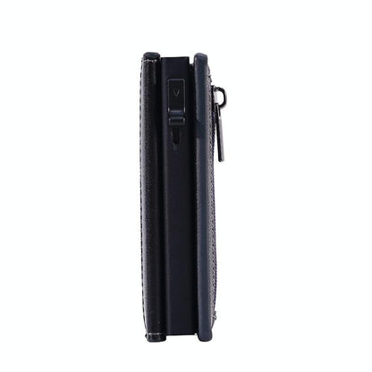 Rfid Blocking Triple Fold Card Holder - Anti-Magnetic-1915196934818238466