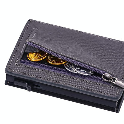 Rfid Blocking Triple Fold Card Holder - Anti-Magnetic-1915196934818238469