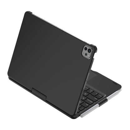360 Degree Rotating Bluetooth Keyboard Leather Case For Ipad Pro 11 With Backlight - Black-1915197148748713989