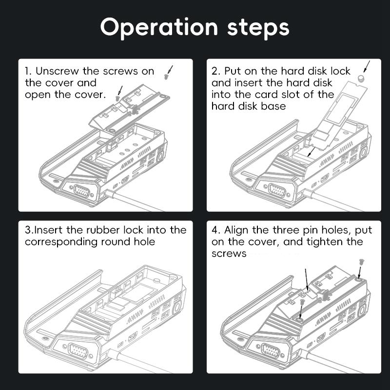 10-In-1 Usb-C Gaming Dock With Detachable Fan - Blue / Black-1915196925045510152