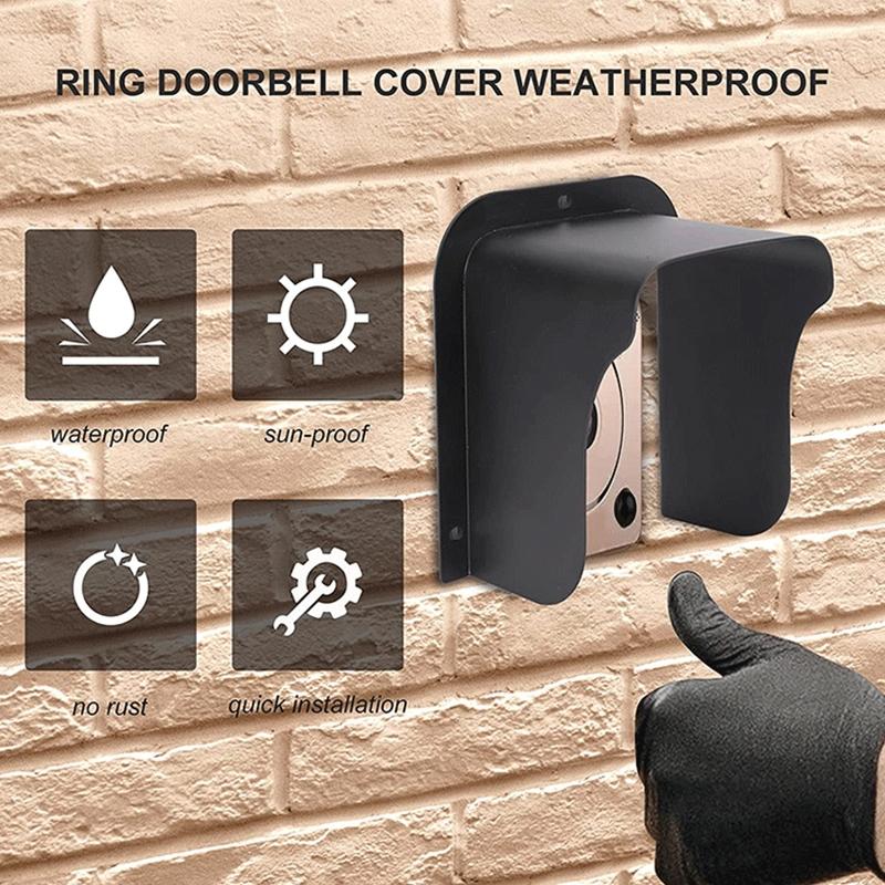 Waterproof Video Doorbell Cover - Metal Protection Box-1915197122509148164