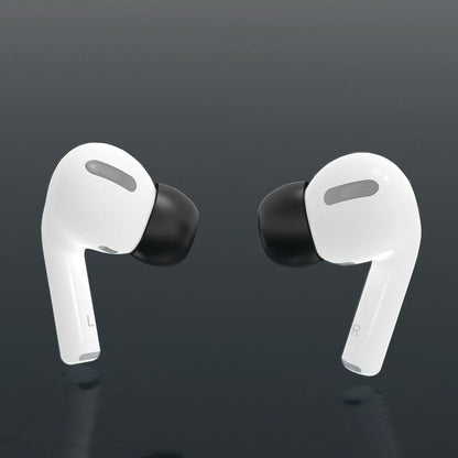 6 Pairs Wireless Earphone Earplugs For Airpods Pro With Storage Box - White-1915196916484935684
