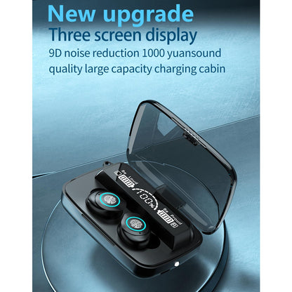 Waterproof Wireless Bluetooth Earphones With Touch Screen And Charging Box-1915196983203729409