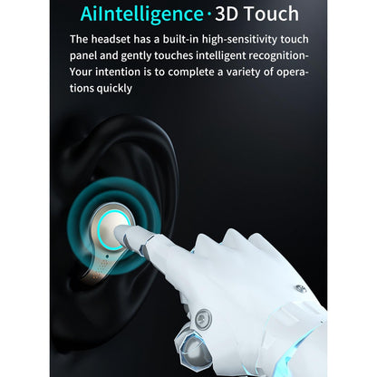 Waterproof Wireless Bluetooth 5.0 Earphones With Charging Box And Led Display-1915197074165600259