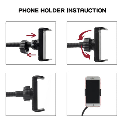 Adjustable 3.5 Live Broadcast Led Fill Light With Phone Clamp-1915197582213255175