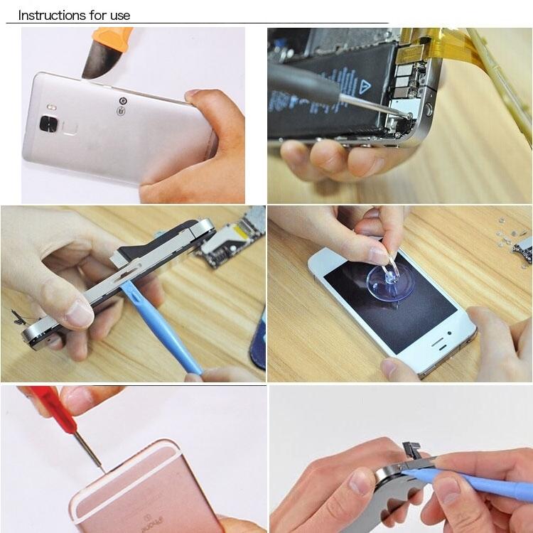 Professional Screwdriver Repair Kit For Iphone 7 / 7 Plus With Leather Handbag-1915197528945594376