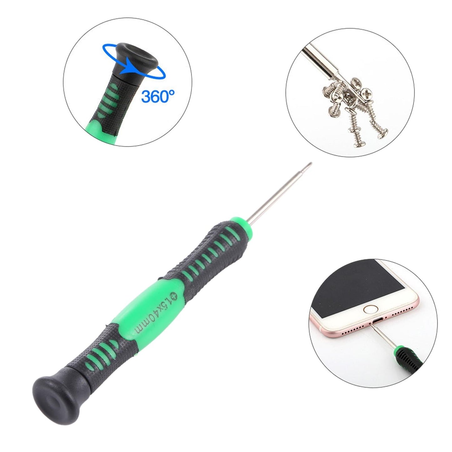 Green Cross 1.5 Mobile Phone Repair Screwdriver-1915196541535129604