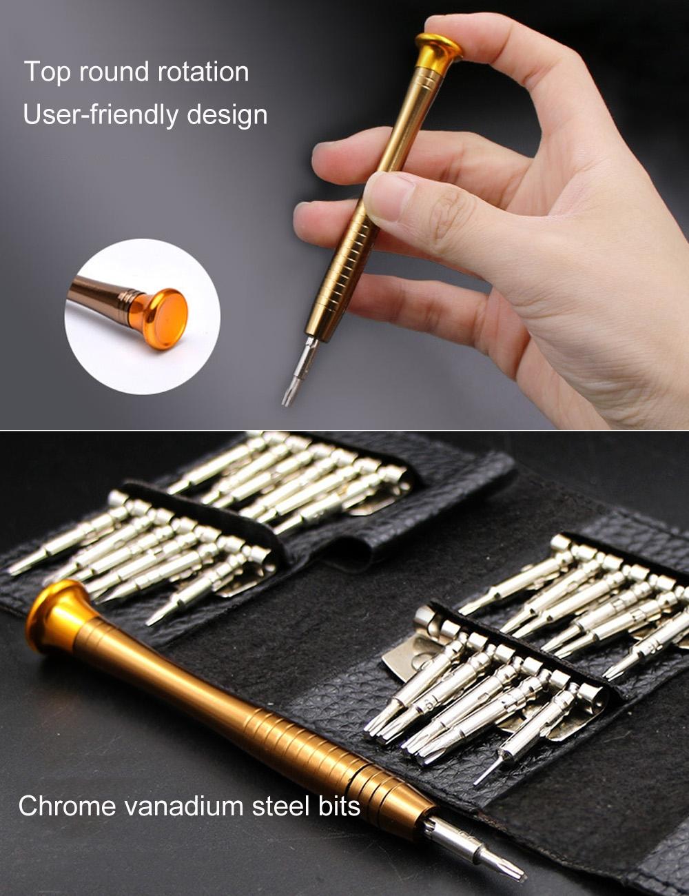 Universal 25-In-1 Screwdriver For Smartphones Cameras Laptops Watches Glasses-1915198026046115845