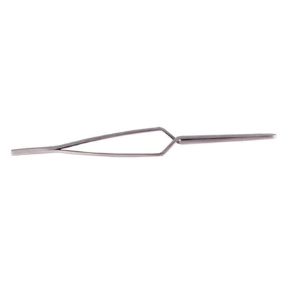 Stainless Steel Self-Closing Lab Tweezers - Straight-1915197576609665026