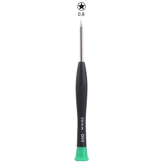 Jf-614 Mobile Phone Repair Tool - 0.8 Five Star Screwdriver Green-1915196542915055617