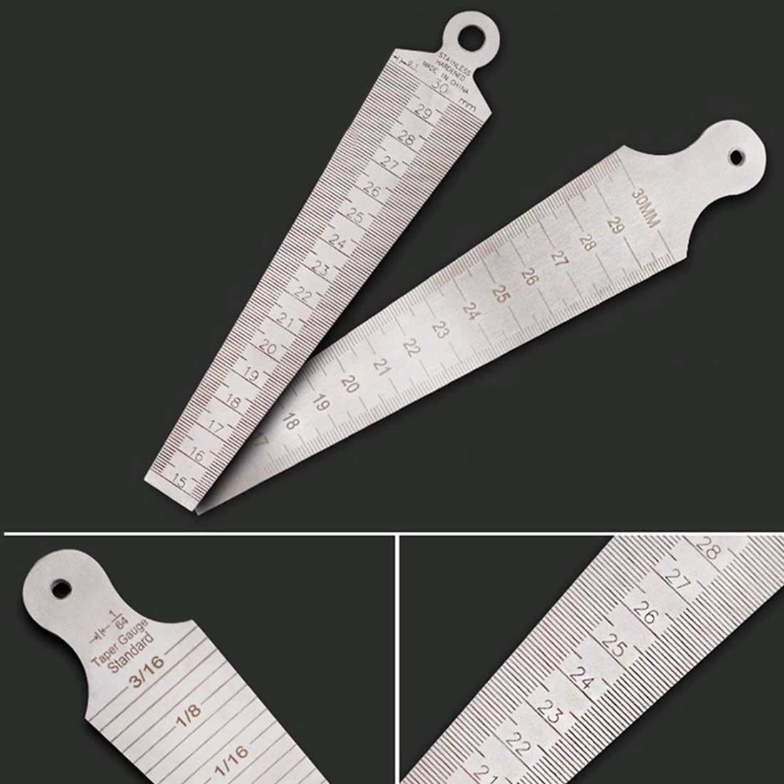 Stainless Steel Taper Gauge For Measuring Wedge Gaps 15-30Mm-1915197080683548673