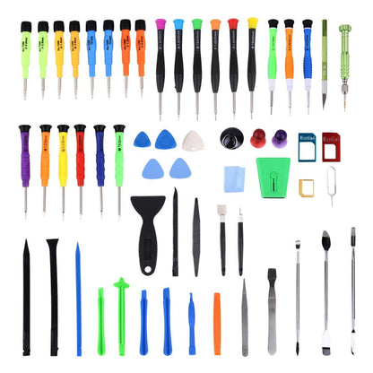 60-Piece Mobile Phone Repair Tool Kit With Sim Card Adapter Set-1915197452122722304