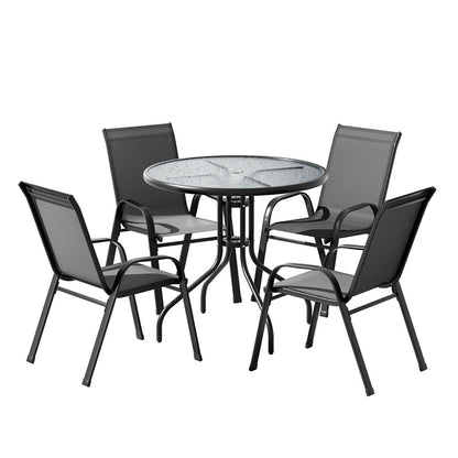 Gardeon Outdoor Dining Set Table and Chairs Patio Garden Furniture Bistro Set