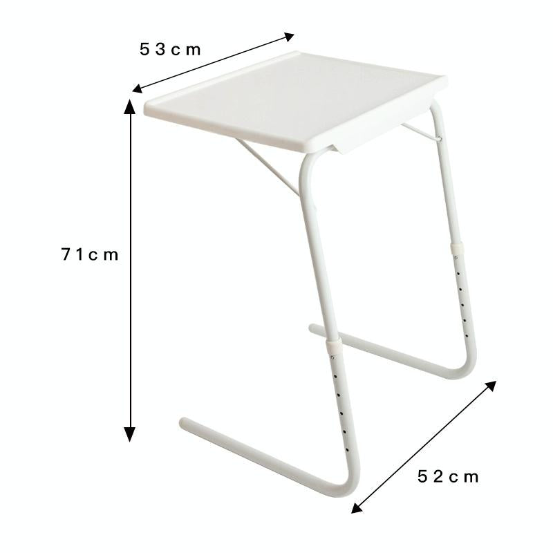 Foldable Laptop Table With Steel Tube Bracket And Plastic Pad-1915196638515826690