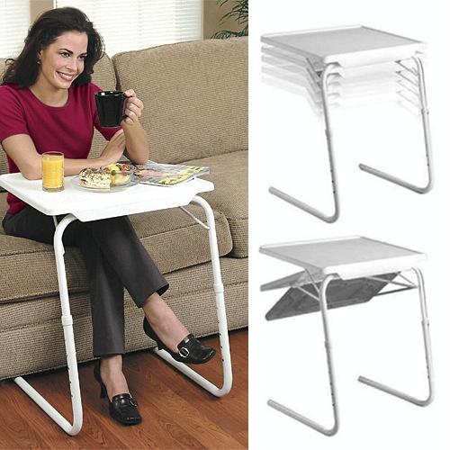 Portable Multi-Purpose Laptop Table - Foldable & Adjustable-1964932224327487488
