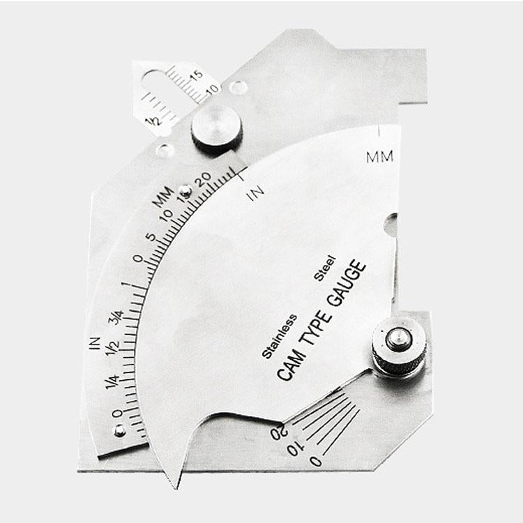 Stainless Steel Fillet Weld Gauge - Multi-Function Inspection Ruler-1915197084936572930