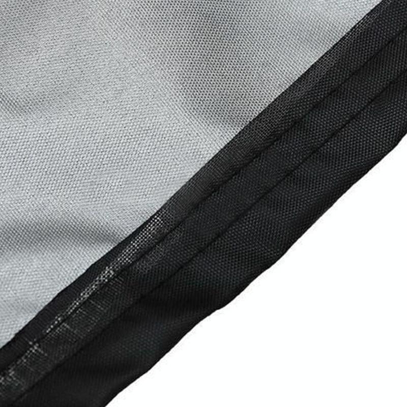 Outdoor Furniture Set Cover - Waterproof Anti-Uv Dust-Proof - 210D Oxford Cloth - 242X162X100Cm - Black-1964932283999850499
