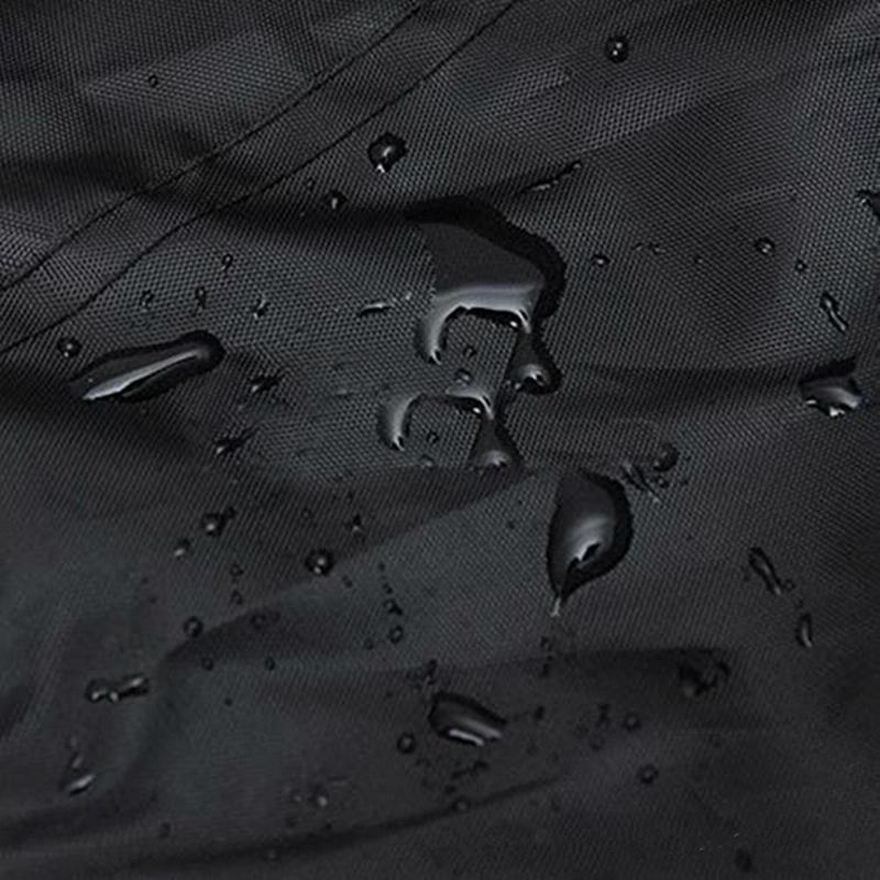 Outdoor Furniture Set Cover - Waterproof Anti-Uv Dust-Proof - 210D Oxford Cloth - 242X162X100Cm - Black-1964932283999850500