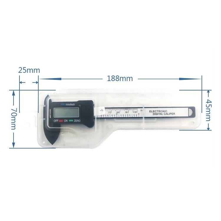 Digital Display Vernier Caliper - Plastic Fiber-1915197943892283395