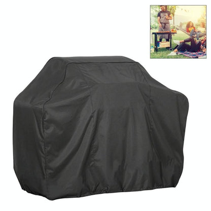 Waterproof Bbq Grill Cover - Anti-Uv Dust-Proof 210D Oxford Cloth - 170X61X117Cm - Black-1915196714554363910