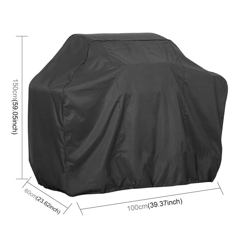 Waterproof Bbq Grill Cover - 210D Oxford Cloth - Dust-Proof - Anti-Uv - 100X60X150Cm - Outdoor-1964932172095819777