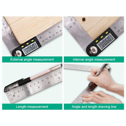 Digital Angle Finder Protractor Ruler - Lcd Display-1915197881225187333