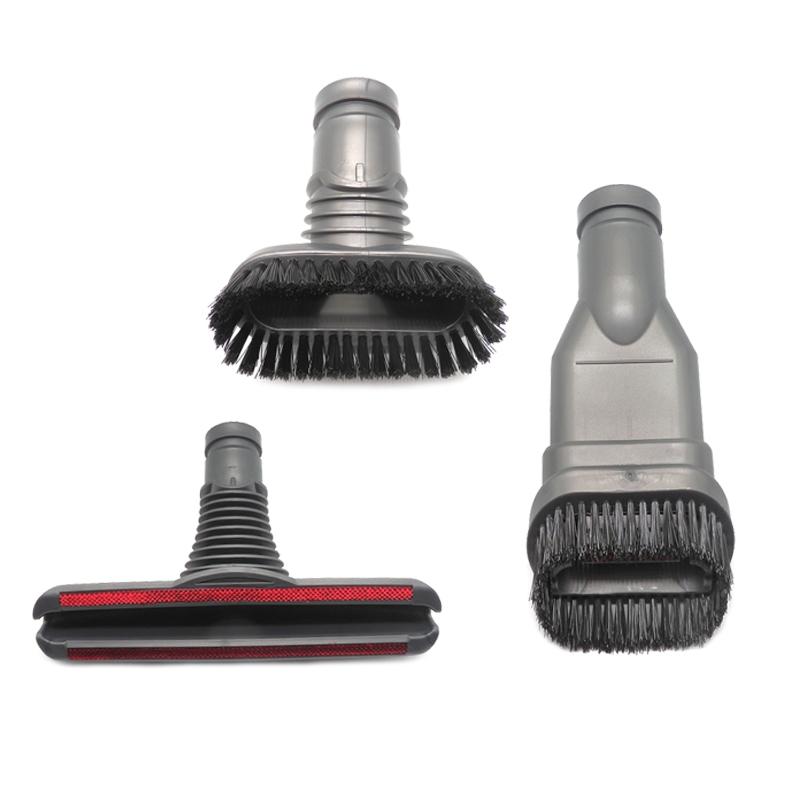3-In-1 Round Stiff And Bed Brush For Dyson Vacuum-1915197597652488192