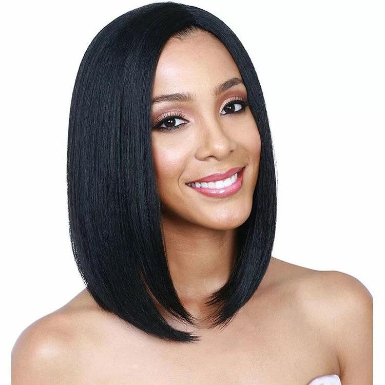 Women Shoulder Length Straight Hair Wig - Fluffy And Natural-1915196733911076864
