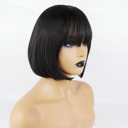 Stylish Short Straight Wig For Women - Chic Design-1915196766505013250