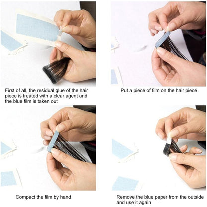 Double Sided Hair Extension Film - 5 Piece Set-1915198228547112963