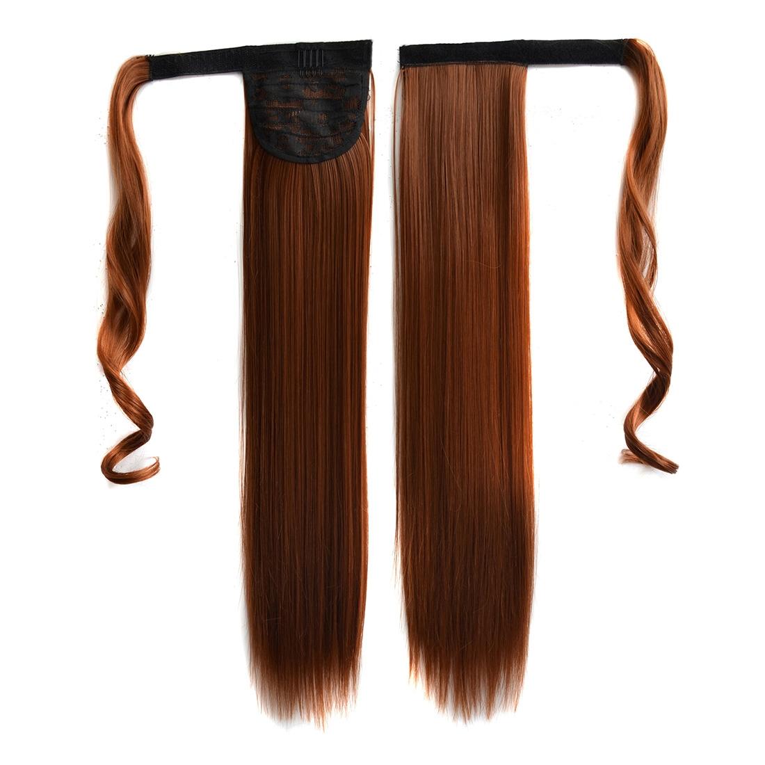 30 Long Straight Hair Wig Ponytail With Invisible Bandage Style-1915197296769896452
