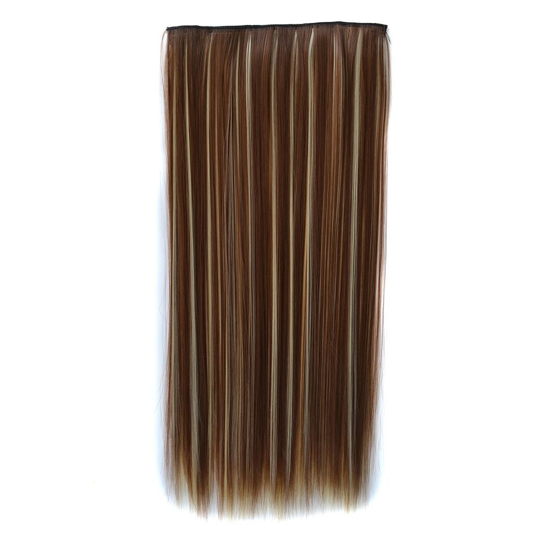 12H613 Long Straight Wig With 5 Clips - 12 Inches-1915197542841323521