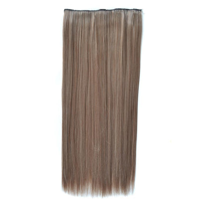 12M88 Long Straight Wig With Five Clips - Natural Look-1915197472544788486