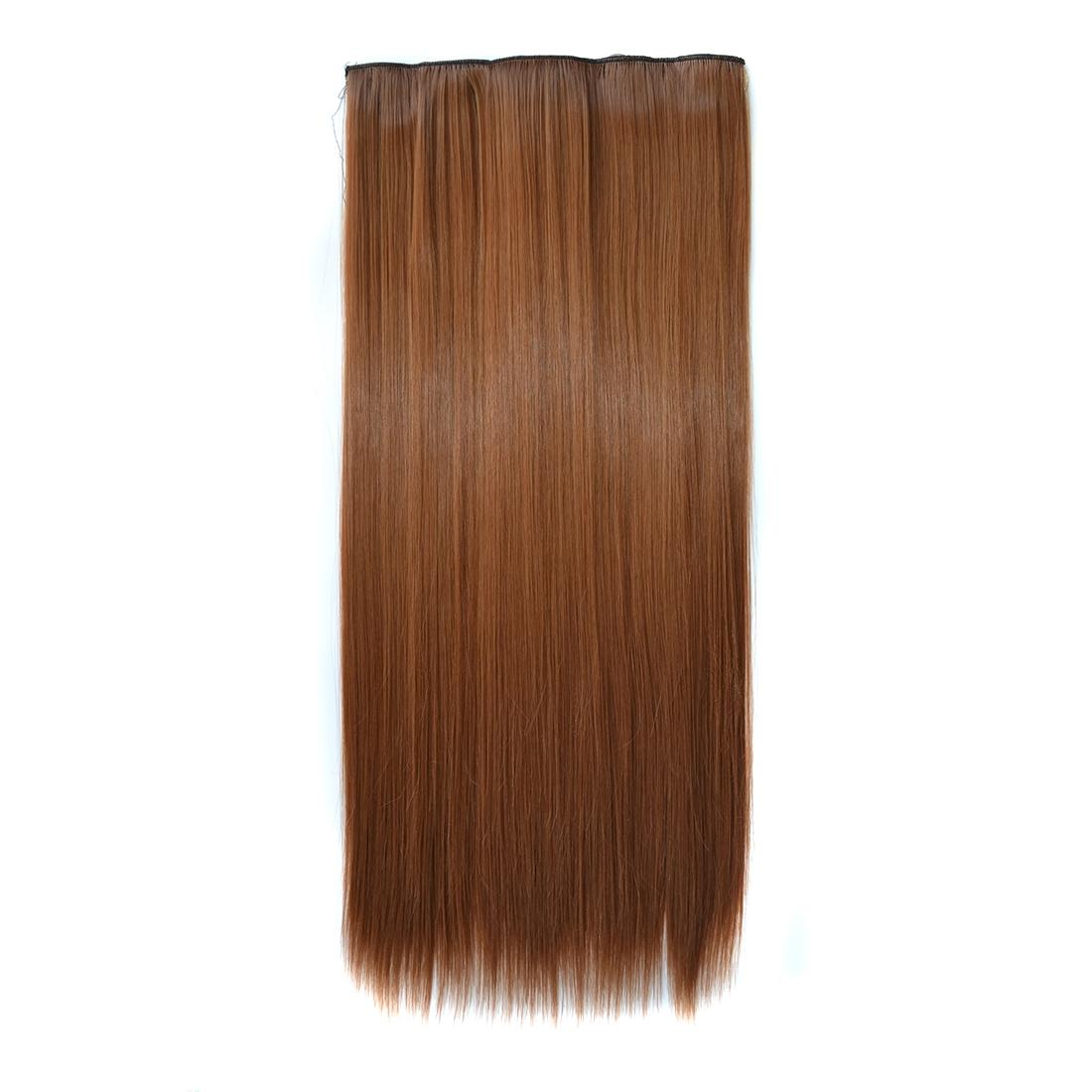 27 Long Straight Clip-In Wig Extension - 5 Pieces-1915197724567932929