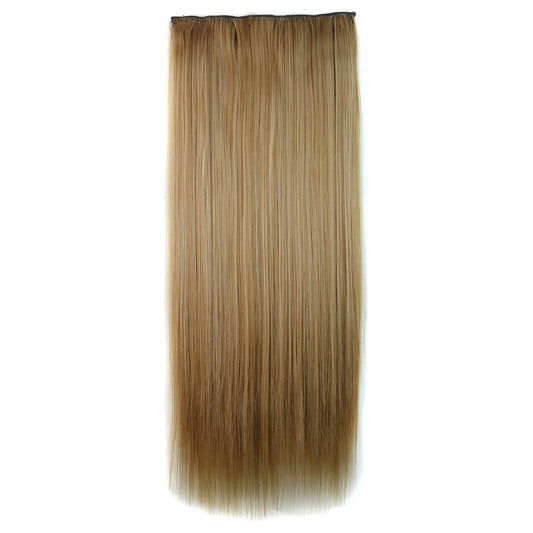 27M613 Long Straight Clip-In Wig Extension - 5 Pieces-1915197483353509889