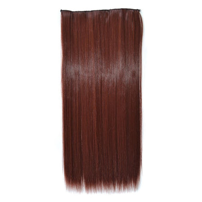 33M35 Long Straight Wig With Five Clips - Natural Look-1915198429601075200
