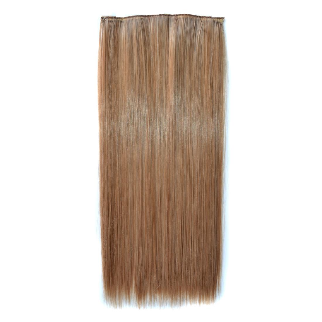 88M27 Long Straight Wig With Five Clips - Natural Look-1915197560667115521