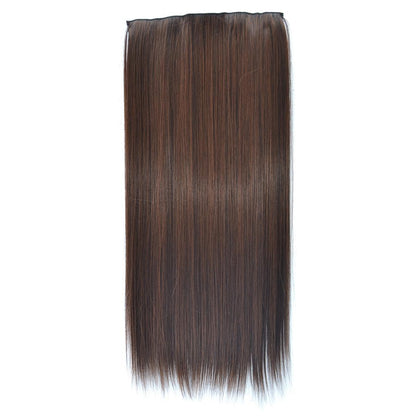 2M30 Long Straight Wig With Five Clips - Natural Look-1915197596931067910