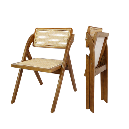 Levede 8X Foldable Rattan Dining Chairs-1975420357468885000