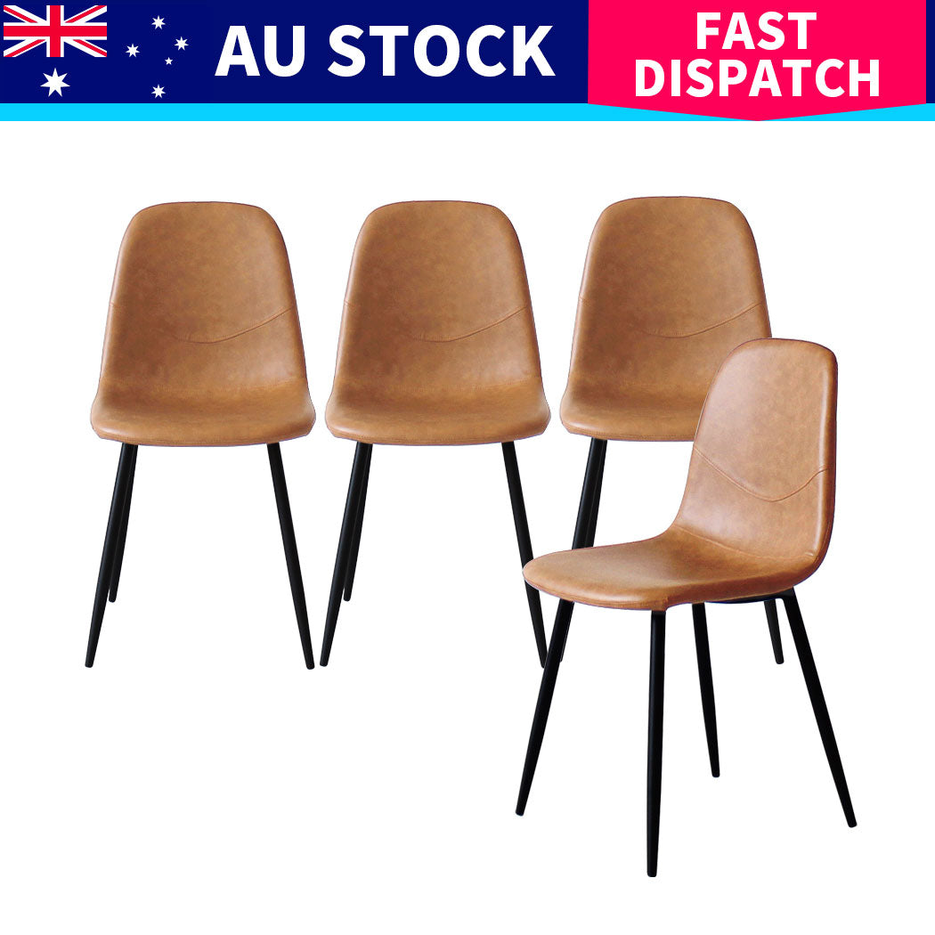 Levede 8x Dining Chairs Kitchen Eames-1975420355212349448