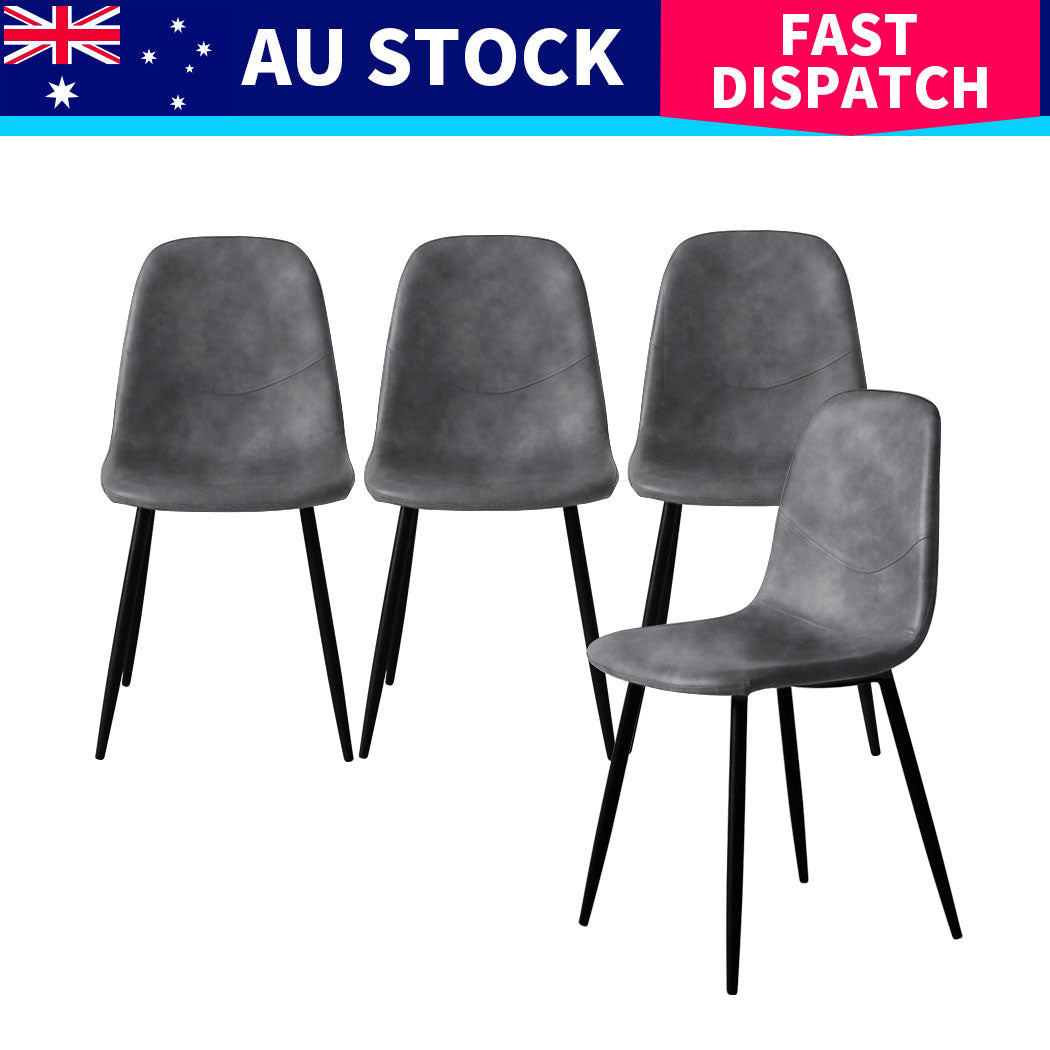 Levede 8x Dining Chairs Kitchen Eames-1975420355409481736