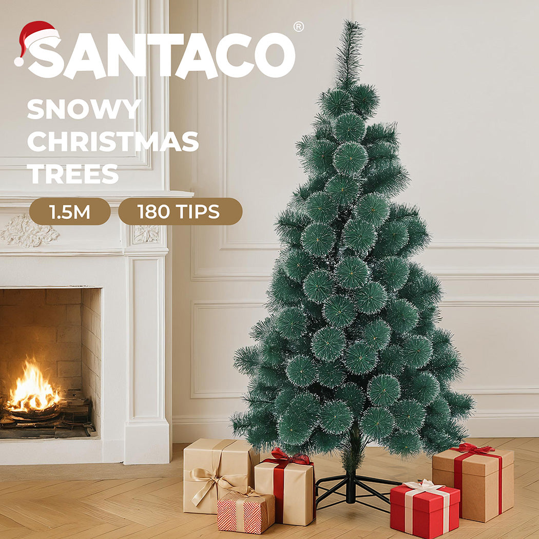 Santaco 1.5M 180 Tips Christmas Tree Full Pine Needle-1973193579564240901