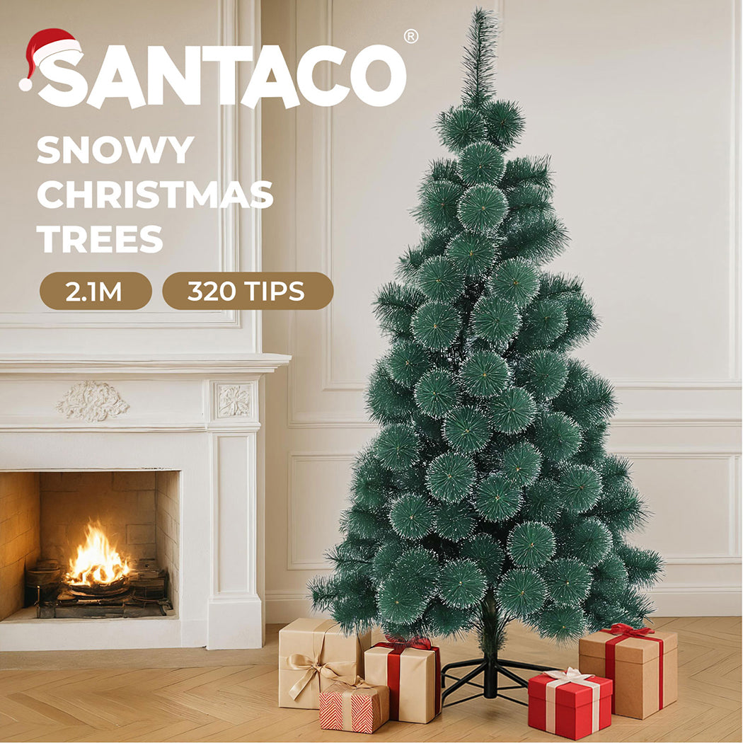 Santaco 2.1M 320 Tips Christmas Tree Full Pine Needle-1973193580059168773