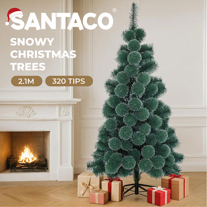 Santaco 2.1M 320 Tips Christmas Tree Full Pine Needle-1973193580059168773