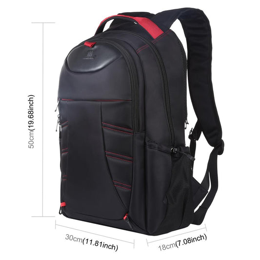 Portable Dual-Shoulder Laptop Backpack - Foldable & Removable Black-1915196722137665537