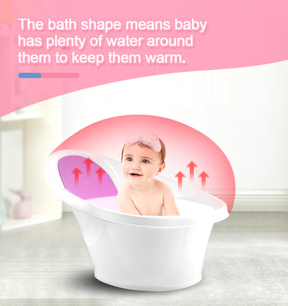 Pink Baby Bath With Backrest & Bum Bump Support-1973193609796784135